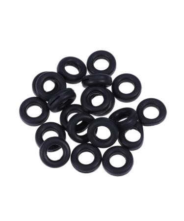 Cabilock 10 pairs of glasses made of silicone hook earplugs silicone holder earplugs made of silicone holder made of silicone mirror film glass holder silicone earplugs gently temple cover 1 black
