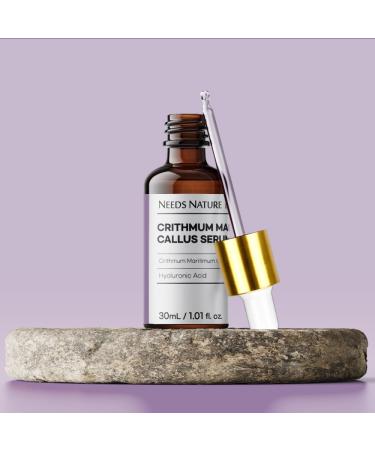 Buy NEEDS NATURE DIY Crithmum Maritimum Callus Serum 10% | 1.01fl.oz/30ml - Soothing Callus Treatment for Soft Skin | International Shipping Available - Buy Online on GoSupps.com