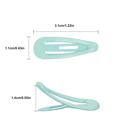 Vesaneae 50 Pcs Colorful Metal Snap Hair Clips - Mini Slippery Hair Clips for Girls & Toddlers Jewelry - Buy Online on GoSupps.com