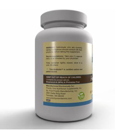 Priority One Vitamins Fungi Fusion 60 Capsules - Organic Mushroom Blend - Buy Online on GoSupps.com
