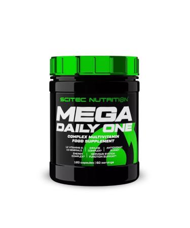 T-Nutrition MEGA DAILY ONE PLUS 120 capsules | Multivitamin and multimineral supplement