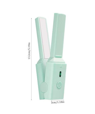 Travel Curling Iron & Hair Straightener - USB Electric Curling Wand for Teens & Girls | Energy Saving Professional Tool - Buy Online on GoSupps.com