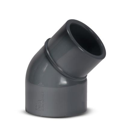 Paradies Pool PVC fitting angle 45 63 mm adhesive sleeve x 50/63mm adhesive nozzle quality from Europe 1 set angle 45