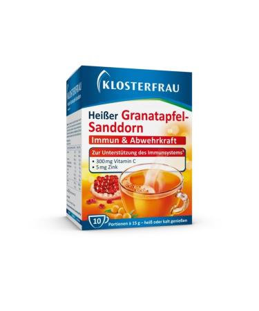 Klosterfrau Hot Pomegranate Sea Buckthorn - Immune & Defence Strength | 2x10 Portions (15g Each) - International Shipping Available - Buy Online on GoSupps.com
