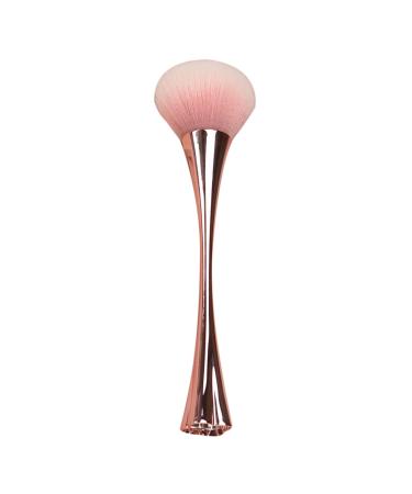 Large Blush Brush Standing Makeup Brush Powder Foundation Brushes Cosmetic Brush Set Blush Makeup Tool Foundation Application Brushes for Complete Coverage and Prefect Finish Rose Gold