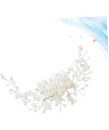 Didiseaon Party Favor Bridal Headpiece Goody Hair Clips for Women Hair Decorations Floral Decor Wedding Hair Side Combs Rhinestone Tiara Women Hair Accessories Bride Decorate Pearl - Buy Online on GoSupps.com