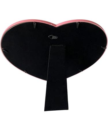 Yeekea Heart Shape Makeup Mirror - Pink | Cosmetic Desktop & Wall Hanging Mirror - Buy Online on GoSupps.com