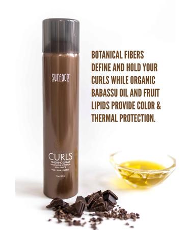 Surface Hair Curls Finishing Spray With Babassu Oil For hold Definition Shine And Thermal And Humidity Protection 2 Fl Oz (Pack of 1) - Buy Online on GoSupps.com