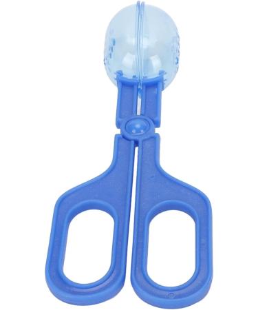 Multi-Purpose Reptile Feeding Clamp | Amphibian Terrarium Tool | Ventilated Fodder Collector - Blue - Buy Online on GoSupps.com