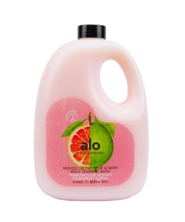 Fruits & Passion Alo Graprefruit Guava Milky Foaming Bath Soap Refill 1 Liter
