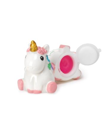 Legami - Lip gloss vanilla flavor for girls transparent pink gloss 4.5 x 5.5 cm unicorn theme