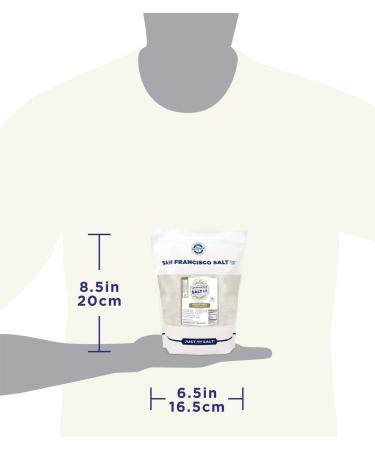 San Francisco Salt Co. French Grey Sea Salt 2 lb. Fine Grain - Sel Gris - Buy Online on GoSupps.com