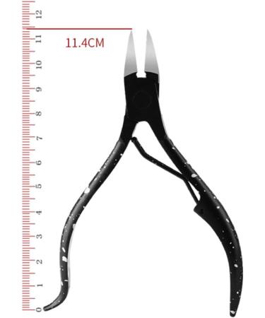 Black Toenail Ingrown Nail Art Cuticle Nipper Clipper Edge Cutter Manicure Scissor Plier Tool Pedicure Dead Skin Remover (Color : 2pc) - Buy Online on GoSupps.com