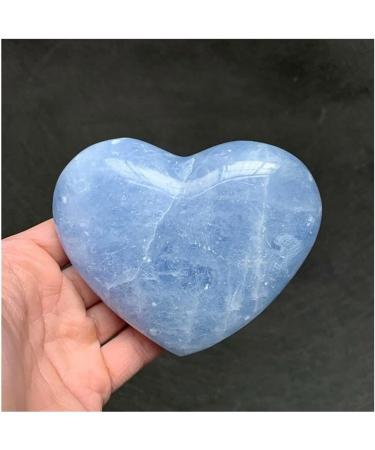 Natural Blue Celestite Stone Heart Quartz Crystal Gemstone Decor Household yuebang - Buy Online on GoSupps.com