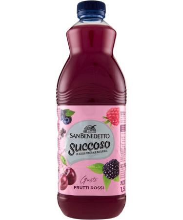 San Benedetto Juicy Lot of 12 bottles in PET of fruit juicy rouges 1.5 l of fruit juice - Buy Online on GoSupps.com