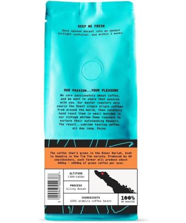Coffee Beans 227kg Bag Whole Bean Coffee Indonesian Coffee Beans Chocolate & Fruits Notes 100% Arabica Dark Roast Speciality Freshly Roasted Single Origin (We Are Coffee Co) Whole Bean 227 g (Pack of 1) - Buy Online on GoSupps.com