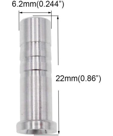 12 Pack Aluminum Arrow Inserts for 6.0mm/6.2mm/7.6mm Carbon Arrows - Bow Tips & Field Points - Buy Online on GoSupps.com