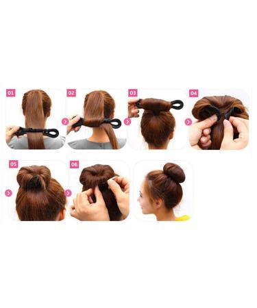 Magic Hair Knot Maker - Foam Sponge Styling Rolls & Curlers for Women & Girls (2 Pieces) - Perfect Updos & Braiding Tools - Buy Online on GoSupps.com