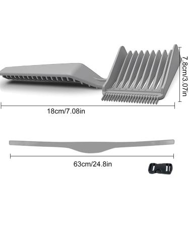 ZOKJSW 2 PCS Hairdressing Combat & Cut-Out Shaving Template - Curved Silicone Haircut Strap with Instructions | Great DISCONOR HIB - International Shipping Available - Buy Online on GoSupps.com
