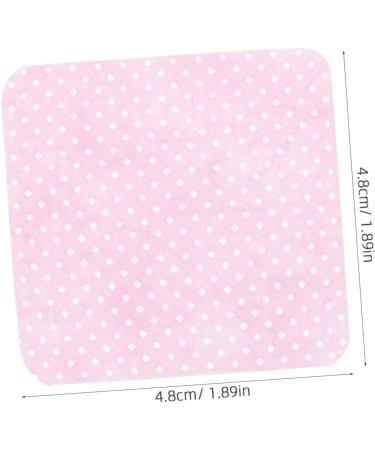 HONMEET 2 Boxes Nail Wipes Travel Wipes Cleaning Wipes Gel Nail Polish Acrylic Nail Remover Gel Nail Remover Gel Polish Remover for Nails Finger Nail Polish Remover Glue Wipes Cotton 4.80X4.80X0.10CM Pink - Buy Online on GoSupps.com