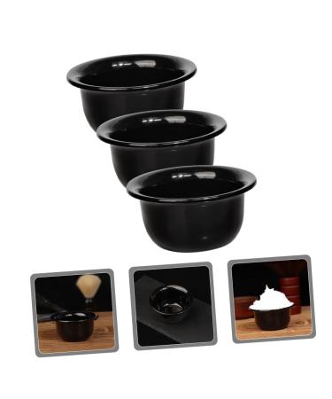 Minkissy 3pcs PP Shave Bowl Set for Men | Reusable Shaving Mug & Accessory | Optimal Shaving Equipment | International Shipping Available - Buy Online on GoSupps.com