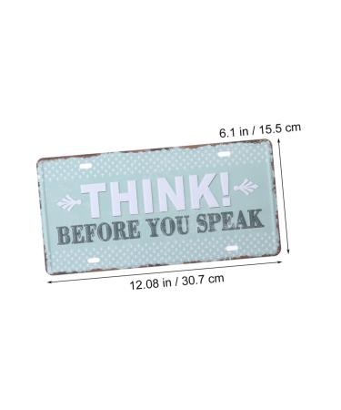 Ciieeo Metal Signs License Plate Decorations European and American - Buy Online on GoSupps.com