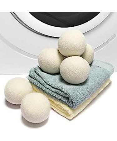 Wool Dryer Balls-Wool Balls Replaces Dryer Sheets-Wool Balls for Dryer-Laundry Balls for Dryer-Machine Anti Winding Shortens(Pack of 4) - Buy Online on GoSupps.com