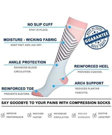 Buy Zlyj 3 Couple Compression Socks for Men & Women - Stylish Knee-High Running & Sports Stockings for Optimal Performance - Buy Online on GoSupps.com