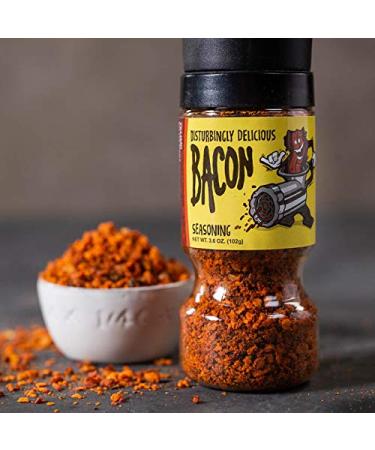 Bacon Crate: 5 Bacon-Flavored Snacks - Maple Bacon Jerky, Bacon Seasoning & More! Perfect Gifts for Men - Buy Online on GoSupps.com