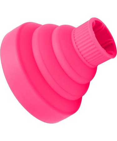 Foldable Hairdryer Diffuser - Fast Drying Blow Dryer Attachment for Curly Hair (Pink) - Buy Online on GoSupps.com