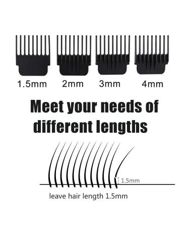 Professional Hair Clippers for Men - Rechargeable Cordless Zero Gapped Trimmer with T Blade Edgers Clippers and 4 Guide Combs - Beard Shaver Barbershop Gold - Buy Online on GoSupps.com