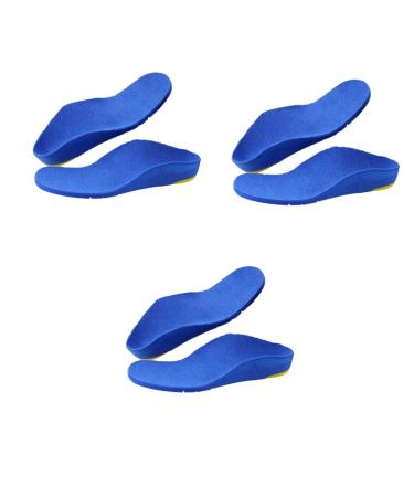 Beaupretty 3 Pairs Shoe Inserts Plantar is Unusual Shoes Inner Sole Orthotics Inserts Kids Sports Insoles Kids Shoes Pad Absorption Insoles Sports Shoes Insoles Breathable Child Bluex3pcs Size 3x3pcs