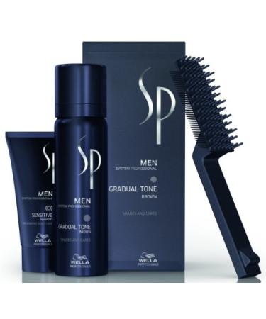 Shop Wella Professionals SP Just Men Gradual Tone Mousse Brown - 60ml + 30ml | International Shipping Available - Buy Online on GoSupps.com