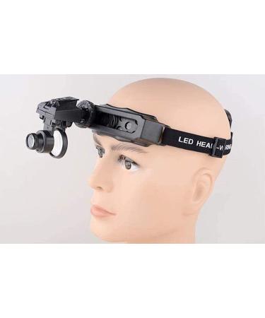 Lightweight Magnifying Glass Head-Mounted Magnifying Glass with Light 5 Times 8 Times and 20 Times Three Groups of Lenses Can Be Used to Repair The Watch Lofty Ambition - Buy Online on GoSupps.com