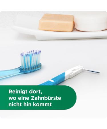 GUM BI-Direction Interdental Brushes - Antibacterial Bristles 90-Degree Positioning ISO 4 1.4mm for Optimal Tooth Cleaning - 36 Units - Buy Online on GoSupps.com