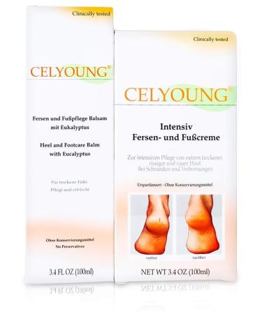 Celyoung Intensive Heel Foot Cream and Balm 2 X 100 ml 1.