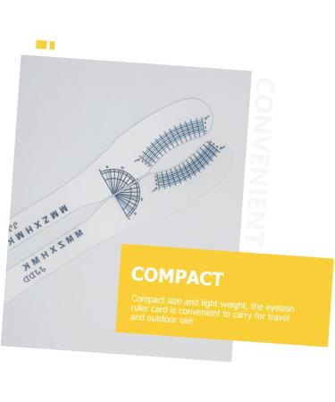 Beavorty 20 Pcs eyelash measuring ruler eyelash length ruler paper lash measuring tool mascara scale lash 1 count (Pack of 1) As Shownx2pcs - Buy Online on GoSupps.com