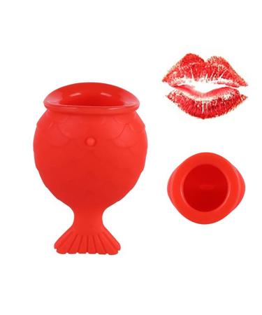 1PC Silicone Lip Plumper Device Sexy Lip Enhancer Quick Lip Plumper Treatment Bigger Mouth Lip Plumping Device Painless And Simple Beauty Tool