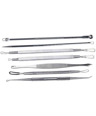 FOMIYES 14 Pcs Comedone Extractor Pimple Tools Blackhead Removal Extractor Tools Stainless Steel - Buy Online on GoSupps.com