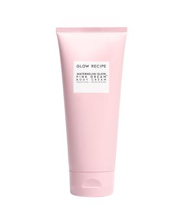 Glow Recipe Watermelon Glow Pink Dream Body Cream - Hyaluronic Acid Body Butter Lotion for Skin Barrier Repair - Non Greasy Body Cream Brightening Moisturizer With Watermelon Seed Butter (200 ml) 6.7 Ounce (Pack of 1) - Buy Online on GoSupps.com