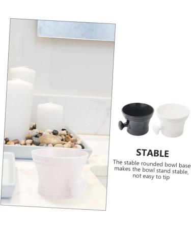 Fomiyes 2-Piece Ceramic Makeup & Shaving Bowl Set - Skin Care & Wet Shaving Tools - International Shipping Available - Buy Online on GoSupps.com
