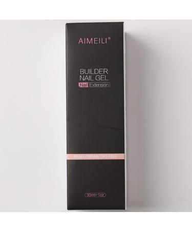 AIMEILI Nail Extension Gel 30ML Pink False Nail Gel Acrylic Gel Builder Nail Gel UV LED Nail Enhancement Gel Nail Thickening for DIY Salon Nail Art Design 041 - Buy Online on GoSupps.com