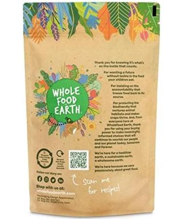 Wholefood Earth Organic Roasted Buckwheat 1 kg - GMO Free, Vegan, Source of Fibre - Certified Organic - Buy Online on GoSupps.com