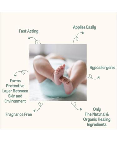 Nature Only Wholesome Diaper Cream - Calm, Nourish, and Soothe Diaper Rash - Natural & Organic - 4 oz - Buy Online on GoSupps.com