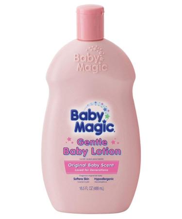 Baby Magic Baby Lotion Gentle 16.5 Ounce Baby Scent (488ml) (2 Pack)