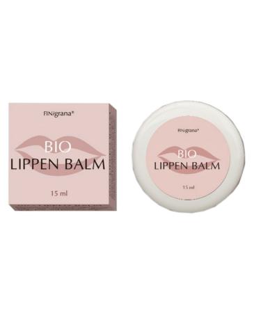 Finigrana Organic Lip Balm 15ml in PE jar + box