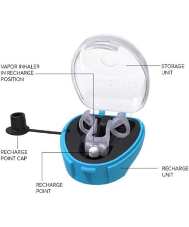 Rhinomed Pronto Clear Nasal Dilator Medium - Rechargeable Essential Oils Vapor Inhaler for Stuffy Noses - Drug Free Relief - Improved Airflow - Fast & Lasting Day/Night Relief - Buy Online on GoSupps.com