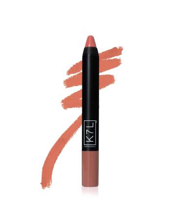 Nude Brown Matte Lipstick Crayon - K7L Pinkrylic - Buy Online on GoSupps.com