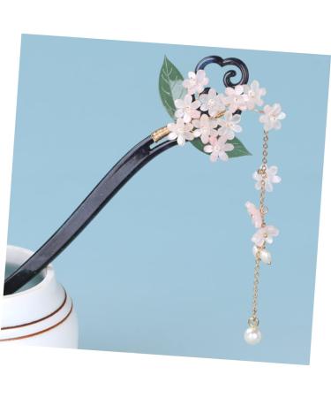 minkissy Tassel Hairpin Flower Hair Chopsticks Hair Toppers for Women Decorative Hairpin Chinese Hair Accessories for Girls Hair Stick for Hair The Flowers Bride Metal Hair Piece - Buy Online on GoSupps.com