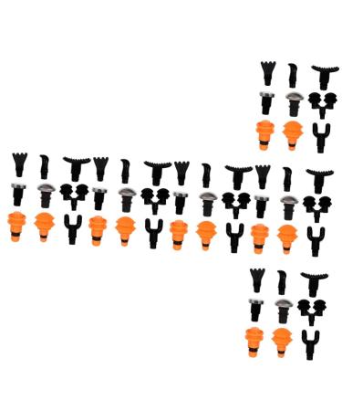 Frcolor 6 sentences 9Tlg massage head with fascia heads for fitness massage devices fascia massage tips blacki the black swor massage device replace fascia massage head body accessories